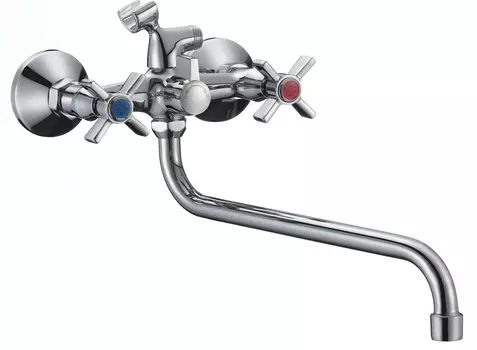 Смеситель для ванны с душем Ростовская мануфактура SL118-140 хром