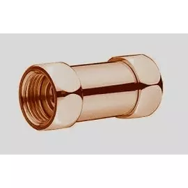 Соединитель прямой 1"ВРх1"ВР для полотенцесушителя (цвет-состаренная бронза)