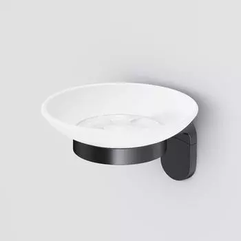 Стеклянная мыльница с настенным держателем AM.PM