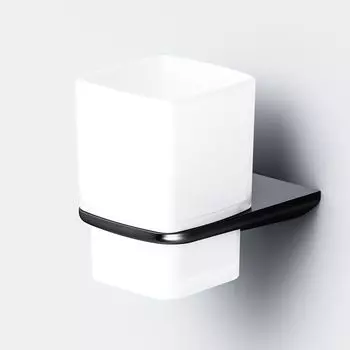 Стеклянный стакан с настенный держателем AM.PM