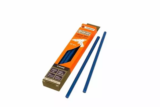 Стержень клеевой Энкор 025, 505025 7х200 мм 10 шт синий