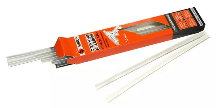 Стержень клеевой Энкор 444, 50444 7х200 мм 10 шт