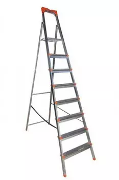 Стремянка Энкор 69675 стальная оцинкованная 8 ступеней
