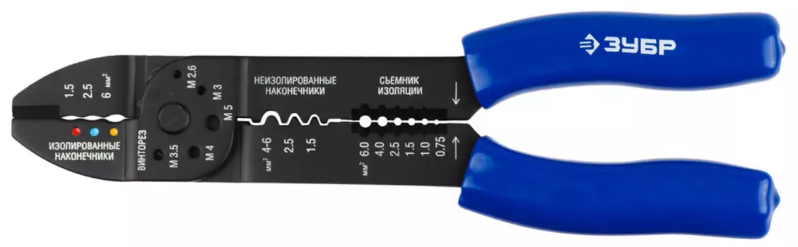 Стриппер Зубр МT-30 Профессионал 22668-23 многофункциональный, 0.75 - 6 мм2