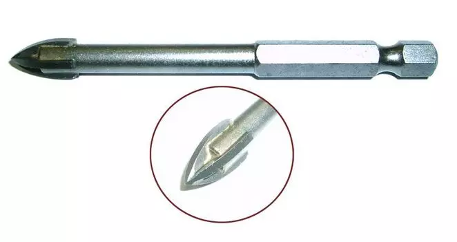 Сверло по стеклу SKRAB