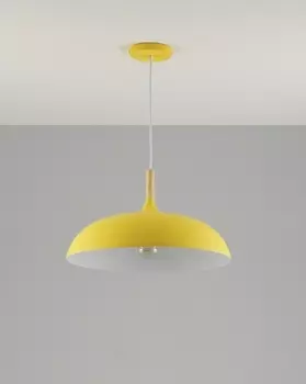 Светильник подвесной Moderli GD-C001-E450 желтый Eline 1*E27*60W