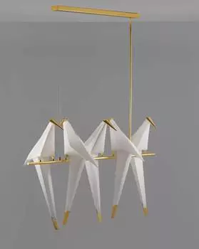 Светильник подвесной светодиодный Moderli V3073-5PL origami Birds 5*LED*6W