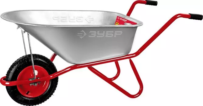 Тачка Зубр Т-11 39962 садово-строительная одноколесная, 160 кг
