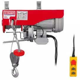 Тельфер Зубр ЗЭТ-1000 1000/500 кг, 1600 Вт