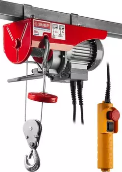 Тельфер Зубр ЗЭТ-250 250/125 кг, 500 Вт