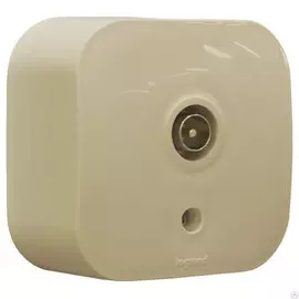 Телевизионная розетка - Quteo IP 20 - Слоновая кость