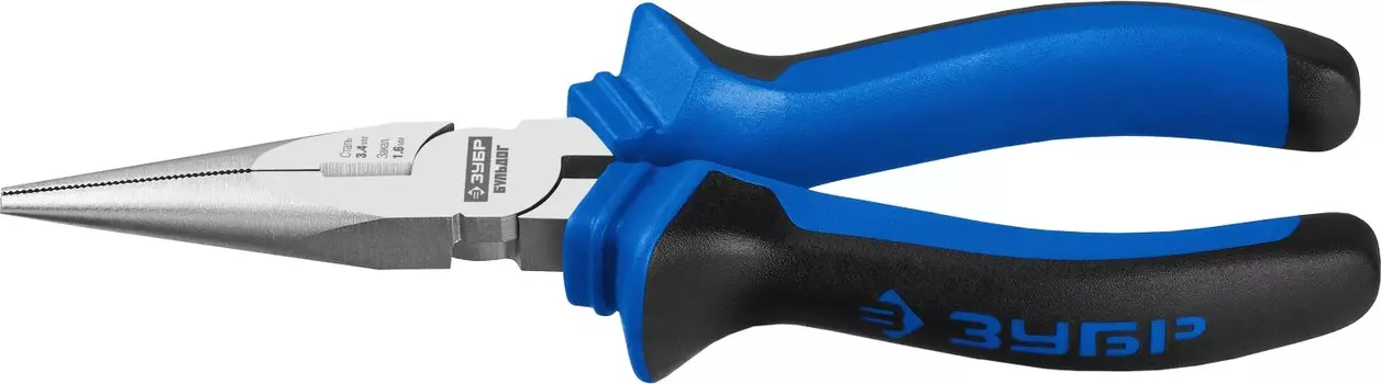 Тонкогубцы Зубр Профессионал 2201-3-16_z02, 160 мм