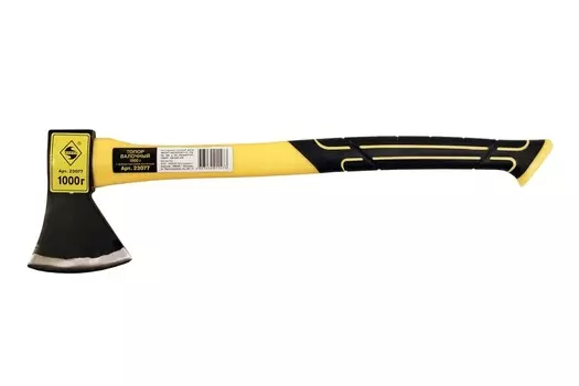 Топор валочный Энкор 23077, 1 кг, с фиберглассовой рукояткой