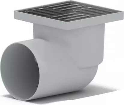 Трап Ани-Пласт TQ1112 горизонтальный выпуск 15х15