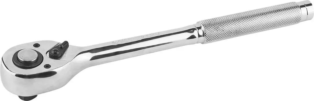 Трещотка для торцовых головок Зубр Мастер 27739-1/2 Сr-V сталь, 72 зубца, цельнометаллическая, 1/2"