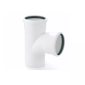Тройник D110х50х45* полипропилен (белый)