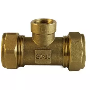 Тройник для нержавеющих гофрированных труб AQUAFLEX