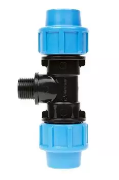 Тройник Джилекс ПНД 20х1/2" НР, пластик