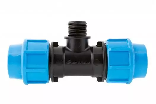 Тройник Джилекс ПНД 32х3/4" НР, пластик