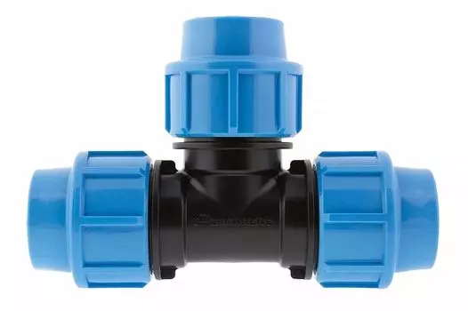 Тройник Джилекс ПНД 32мм, пластик