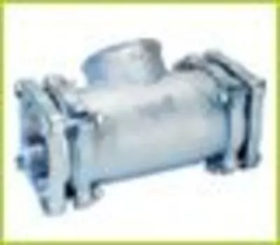 Тройник фланцевый (ТF) 4" ВР, 10бар, t-80*C, оцинкованный чугун