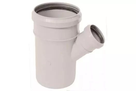 Тройник канализационный Синикон 110х50х45° полипропилен, бесшумный