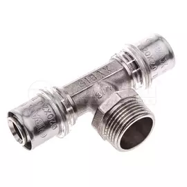 Тройник м/п пресс 20х3/4"х20 НР