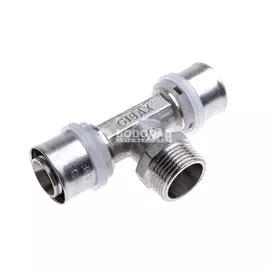 Тройник м/п пресс 26х3/4"х26 НР