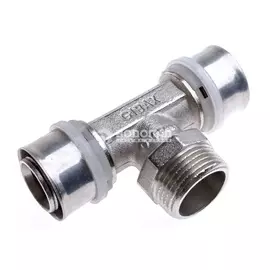 Тройник м/п пресс 32х1"х32 НР