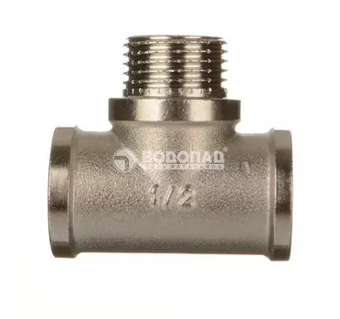 Тройник никель 1/2" В-Н-В