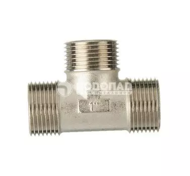 Тройник никель 1" НР