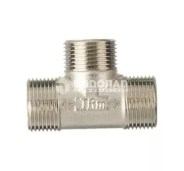 Тройник никель 3/4" НР