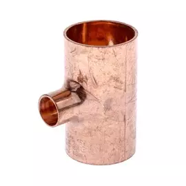 Тройник пайка 35х15х35мм переходной, 25бар, t-110*C, медь