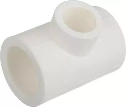 Тройник переходной полипропиленовый Кросс 32х20х32 мм, белый