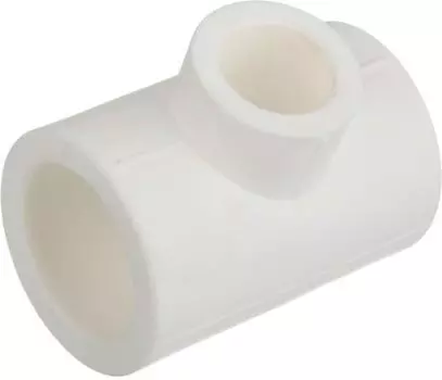 Тройник переходной полипропиленовый Кросс 32х25х32 мм, белый