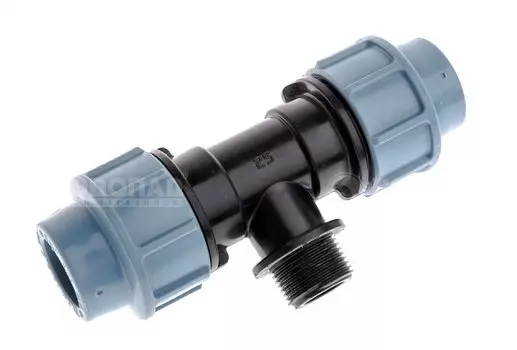 Тройник для ПНД труб UNIDELTA