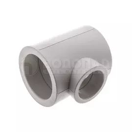 Тройник полипропилен 110х75х110мм, серый