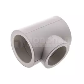 Тройник полипропилен 110х90х110мм, серый