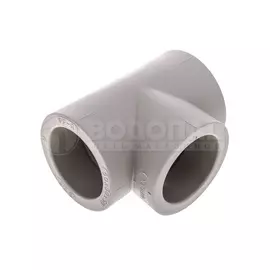 Тройник полипропилен 50мм, серый