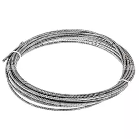 Трос для растяжки (DIN3055) 4,0 мм, (10м)