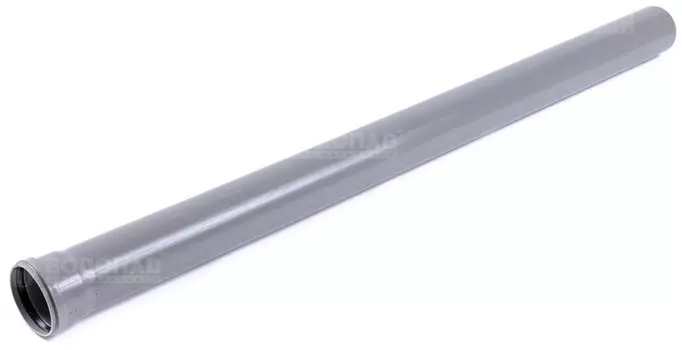 Труба D110х1500мм полипропилен (серая)