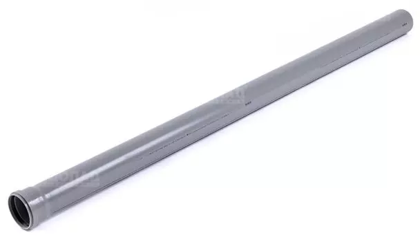 Труба D110х2000х3мм полипропилен (серая)