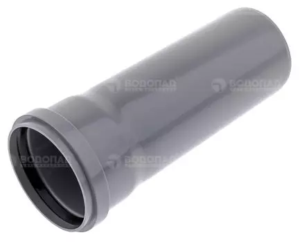 Труба D110х250мм полипропилен (серая)