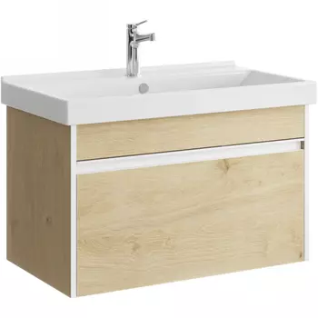 Тумба Аквелла Urban URB0108DD 80, подвесная, дуб давос натуральный