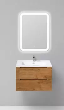 Тумба BelbagnoEtna 39 ETNA39-700/390-2C-SO-RN-P 700 мм, под раковину подвесная, с -2 мя выкатными ящиками, цвет Rovere Natura