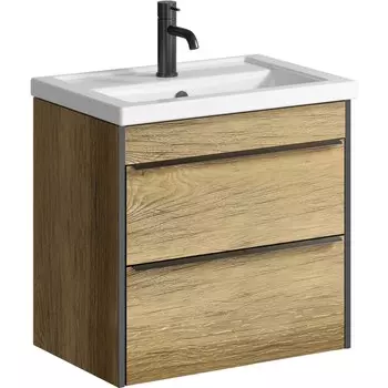 Тумба под раковину Аквелла Fargo FRG0106DB, 60 см подвесная дуб балтийский