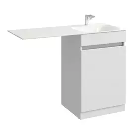 Тумба под раковину Аквелла Forma FOR0105KR 115 см, белая, корзина справа