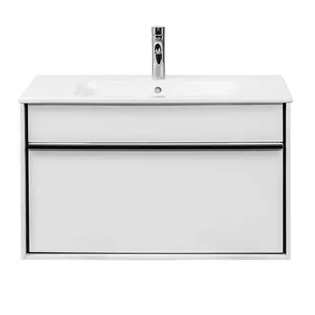 Тумба под раковину подвесная Mono 80 AQM784547RU118, белая