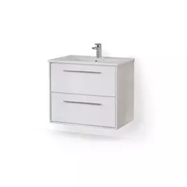 Тумба под раковину Равал Frame Fra.01.75/P/W 75 см, белая