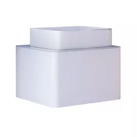 Тумба под раковину Равал Pure Pur.01.56/P/W 56 см , белая